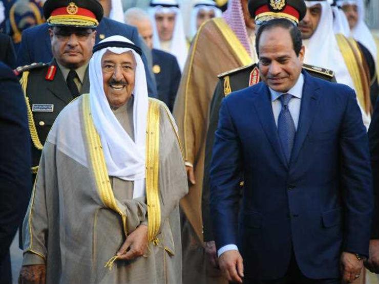أمير دولة الكويت يهنئ الرئيس عبدالفتاح السيسى بعيد الفطر المبارك