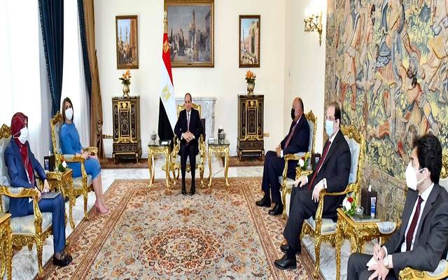 السيسي يؤكد دعم مصر للمجلس الرئاسي والحكومة الليبية
