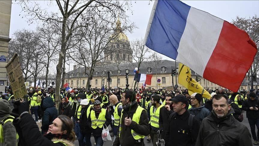 مظاهرة في باريس ضد الغزو التركي