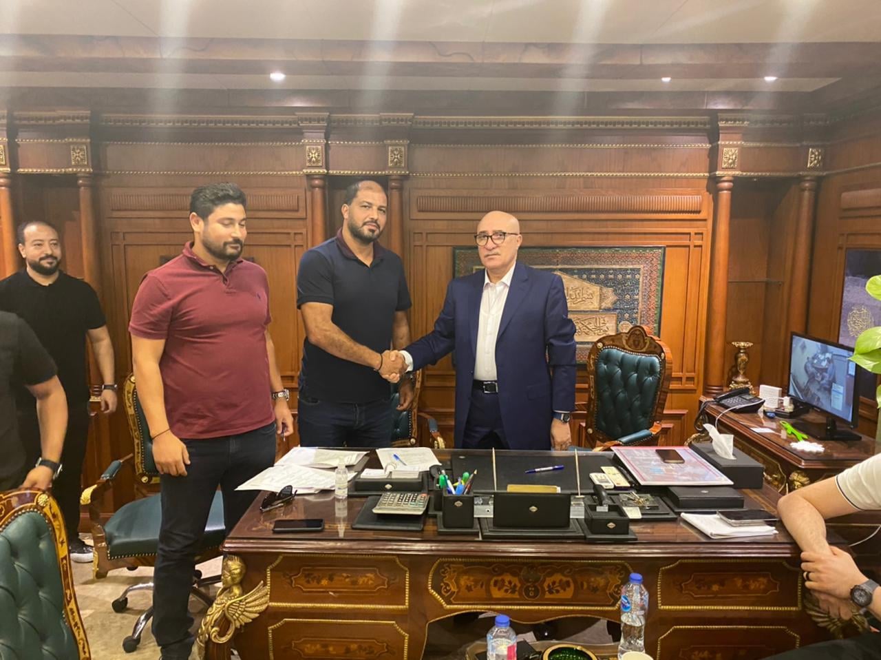 رسميًا توقيع معين الشعباني مدربًا للمصري البورسعيدي